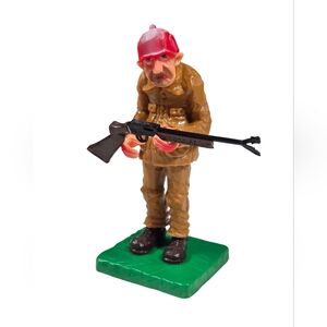 Vintage 1970s Wilton Hunter Old Man Cake Topper Decoration